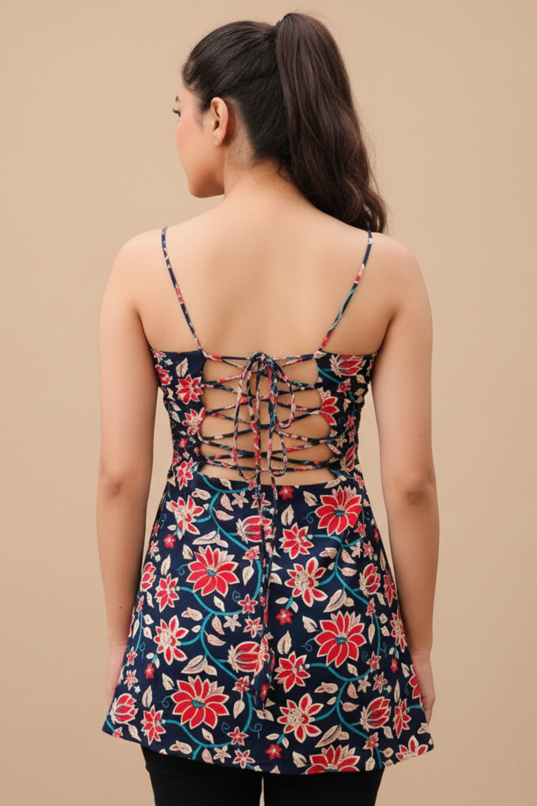 Masakali Spaghetti Strap Kurti