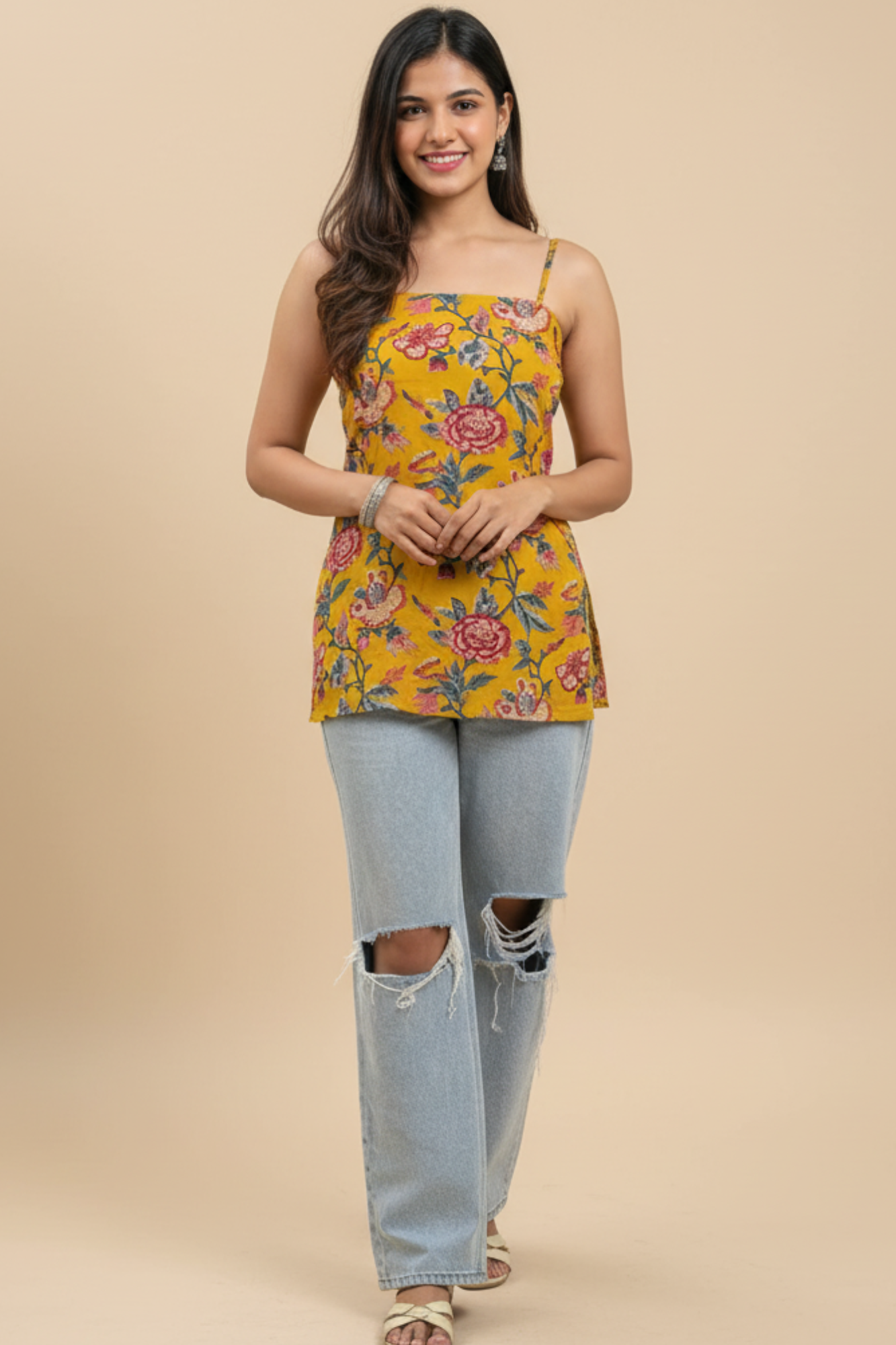 Shanaya Spaghetti Strap Kurti