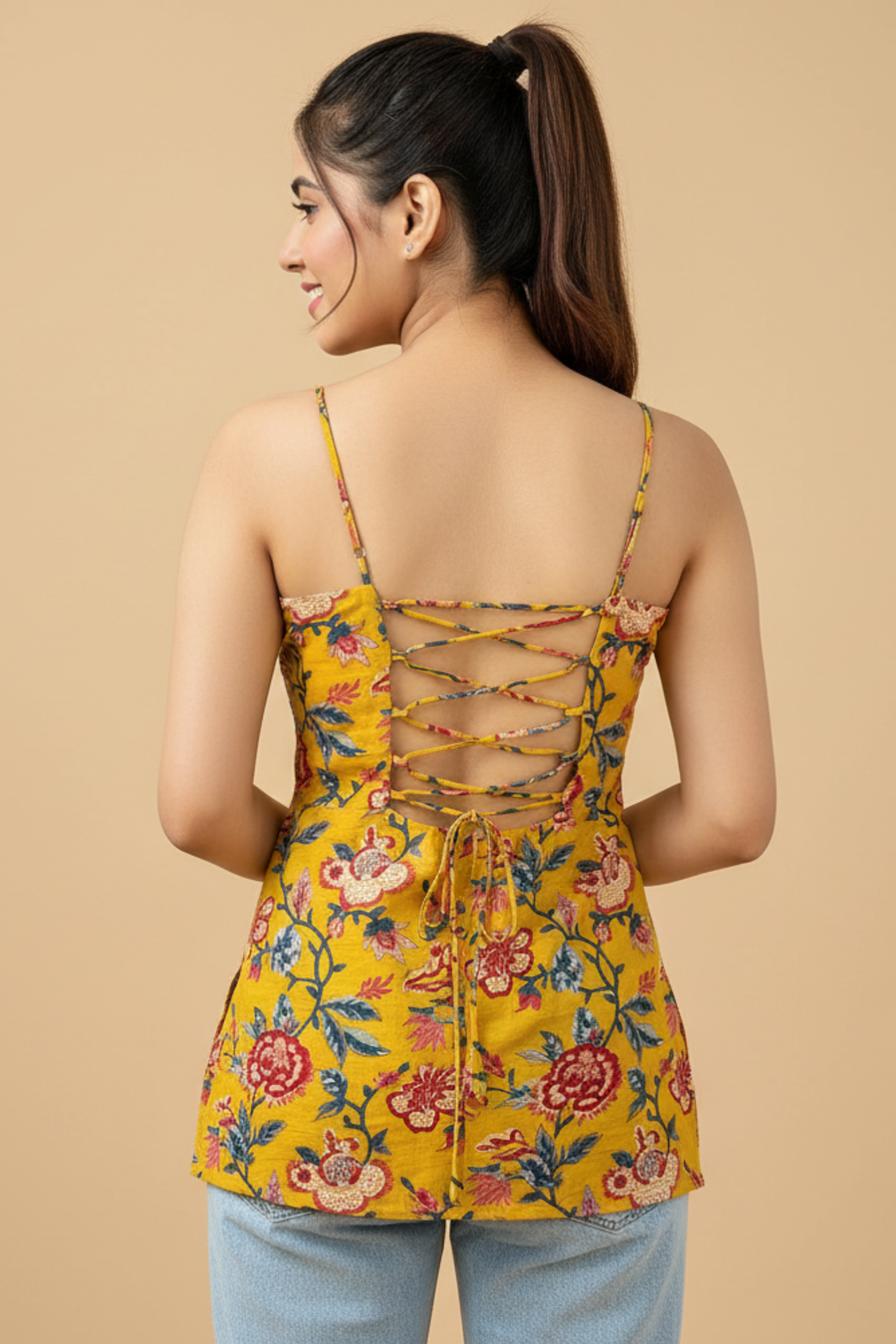 Shanaya Spaghetti Strap Kurti
