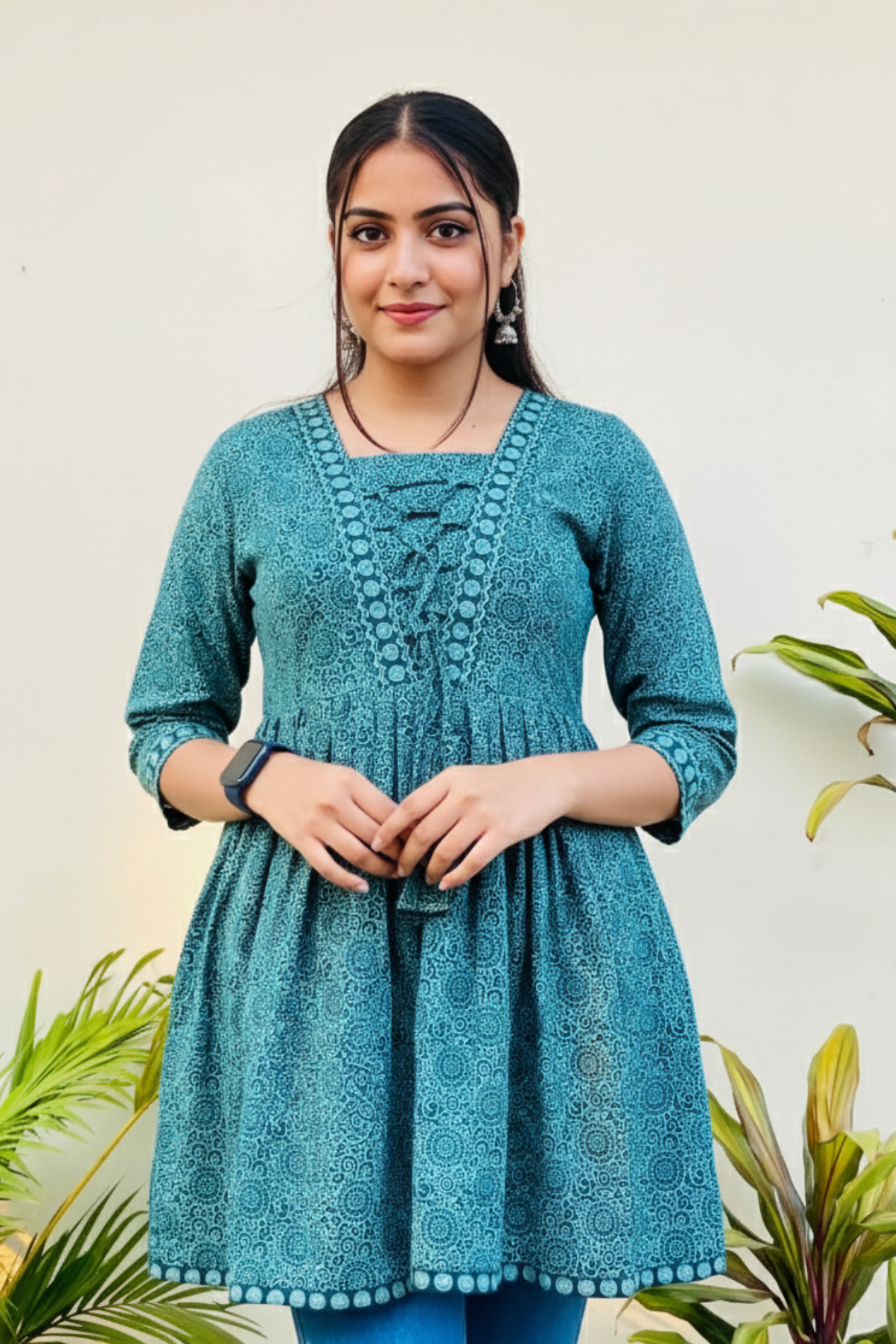 Beautiful Printed Cotton Top