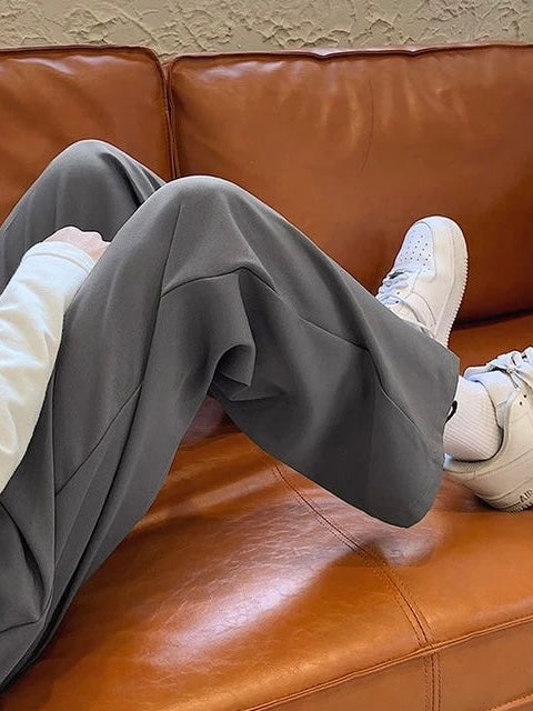 Dark Grey Korean Pants