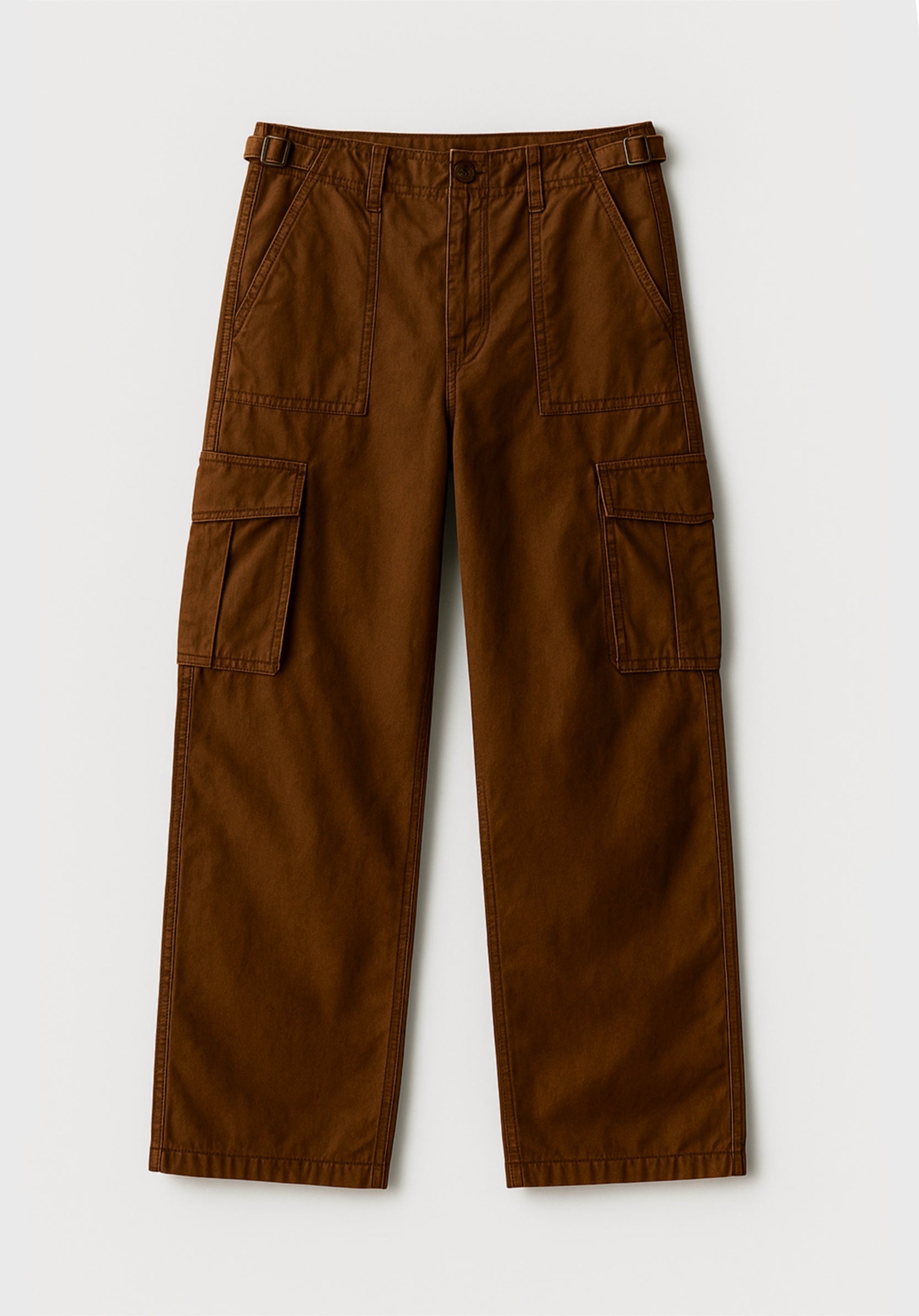 Brown Adjustable Cargos