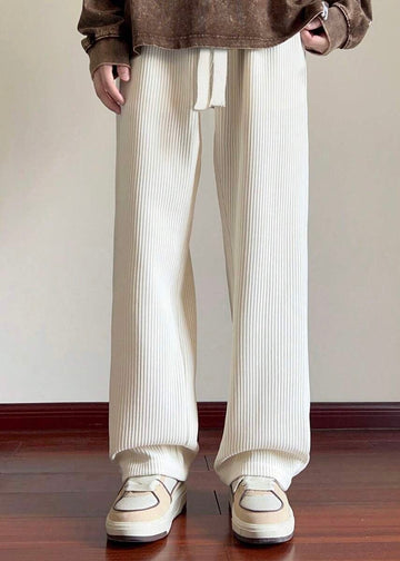 Off White Corduroy Trousers