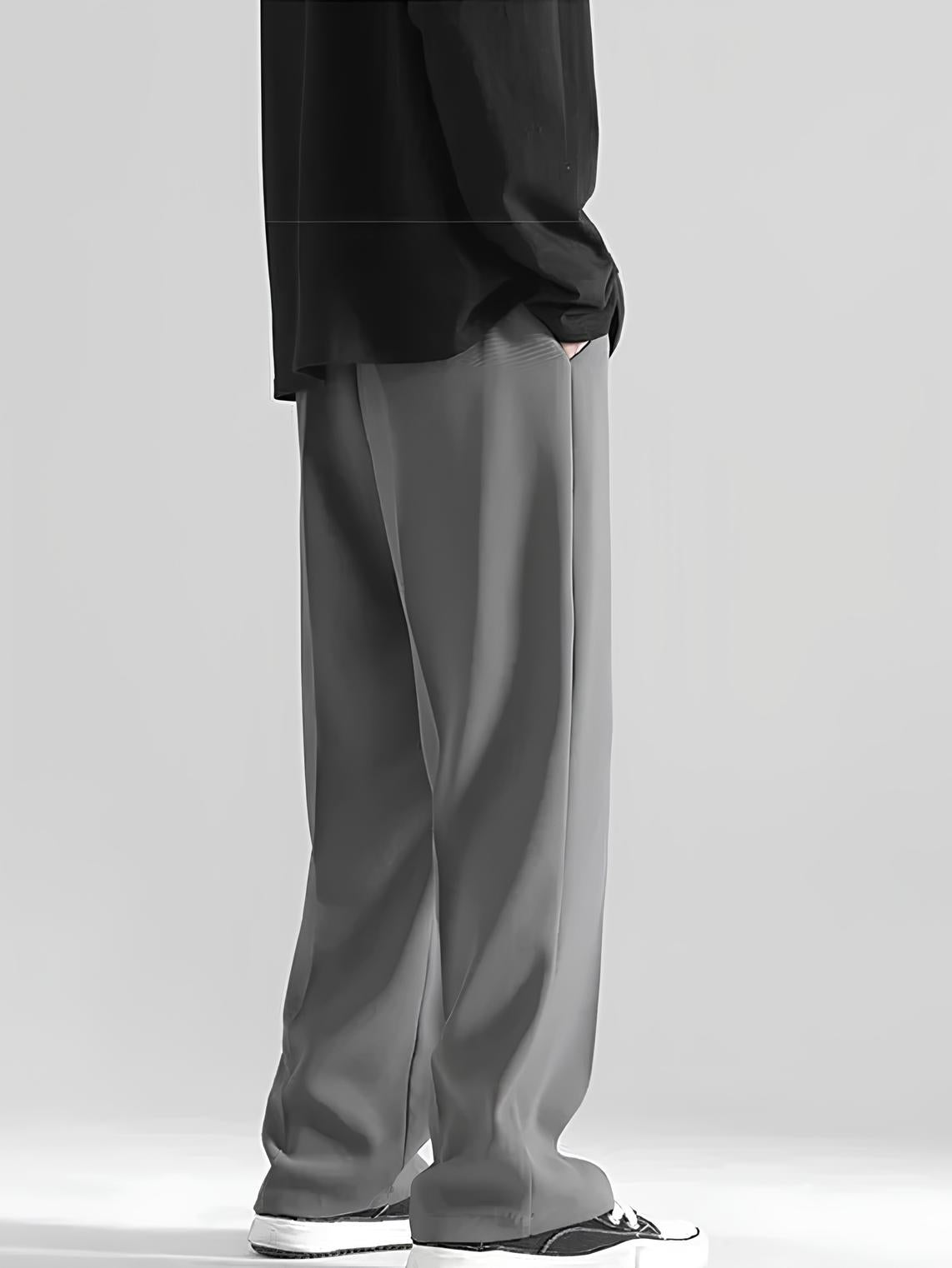 Dark Grey Korean Pants