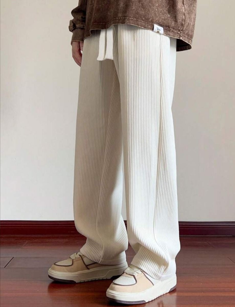 Off White Corduroy Trousers