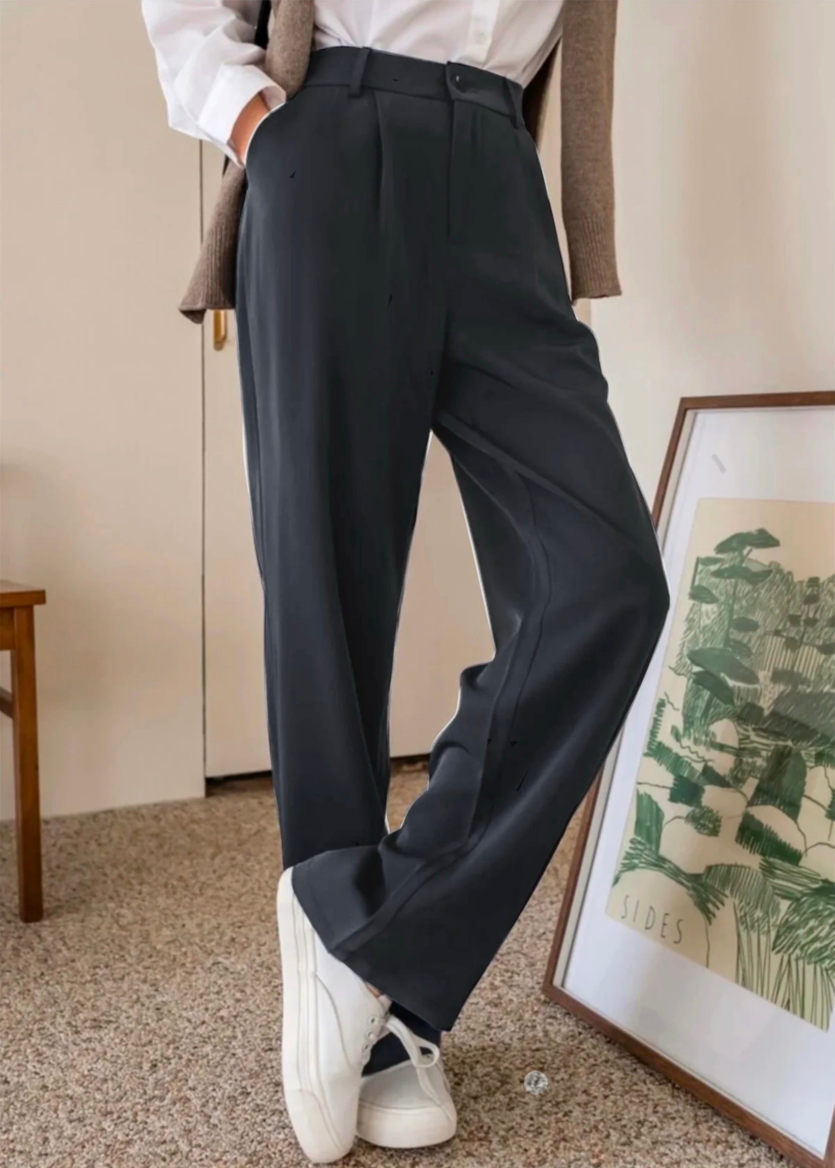 Relaxed Space Blue Pants