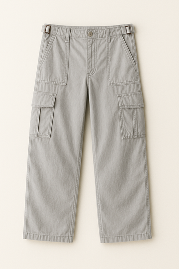 Grey Adjustable Cargos
