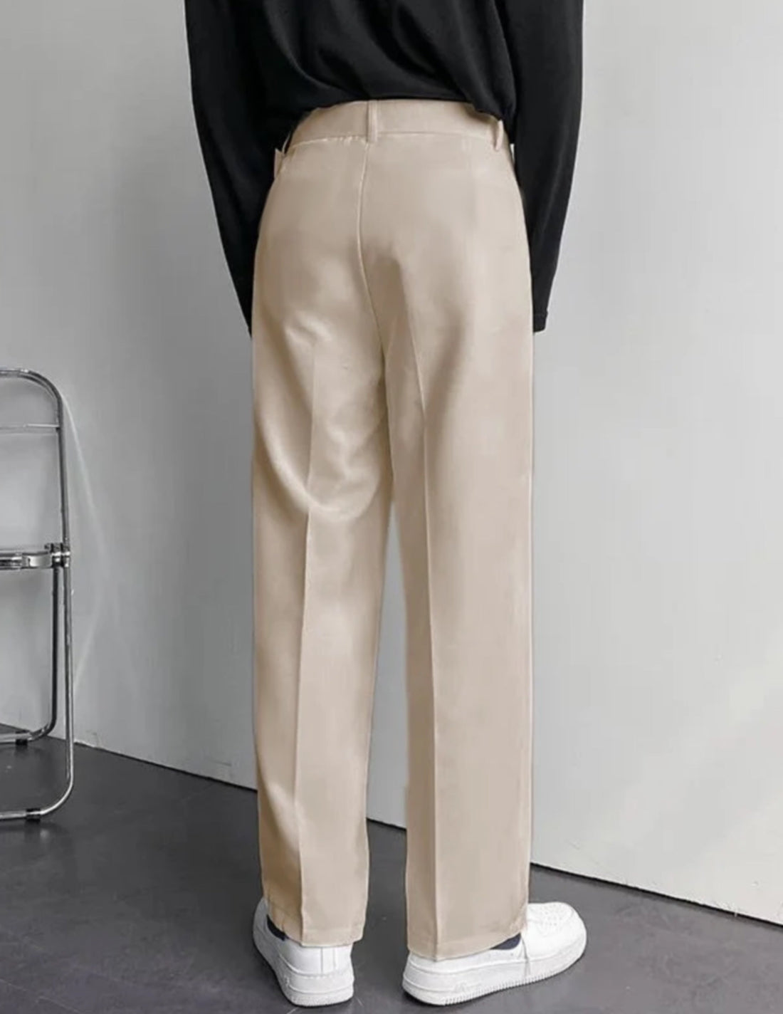 Beige Korean Pants