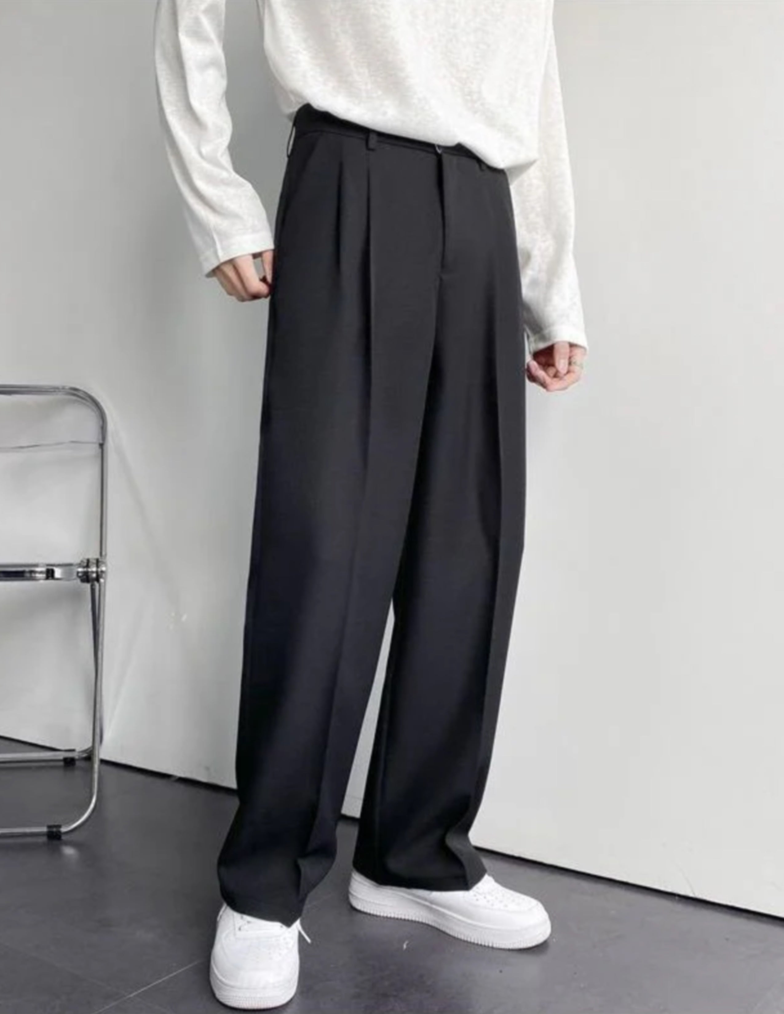 Black Korean Pants