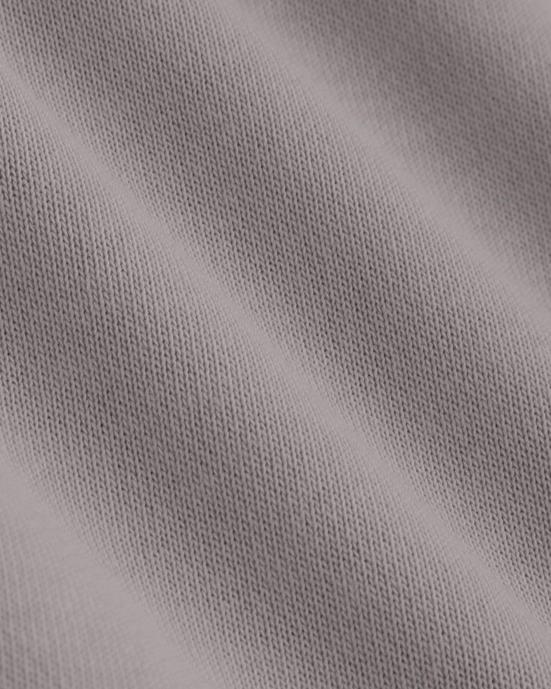 Terry Mid Rise Elastic Waist Wide Leg Trousers