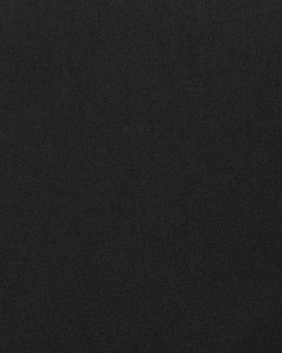 Black Lantern Sleeve Square Neck Slit Mini Dress