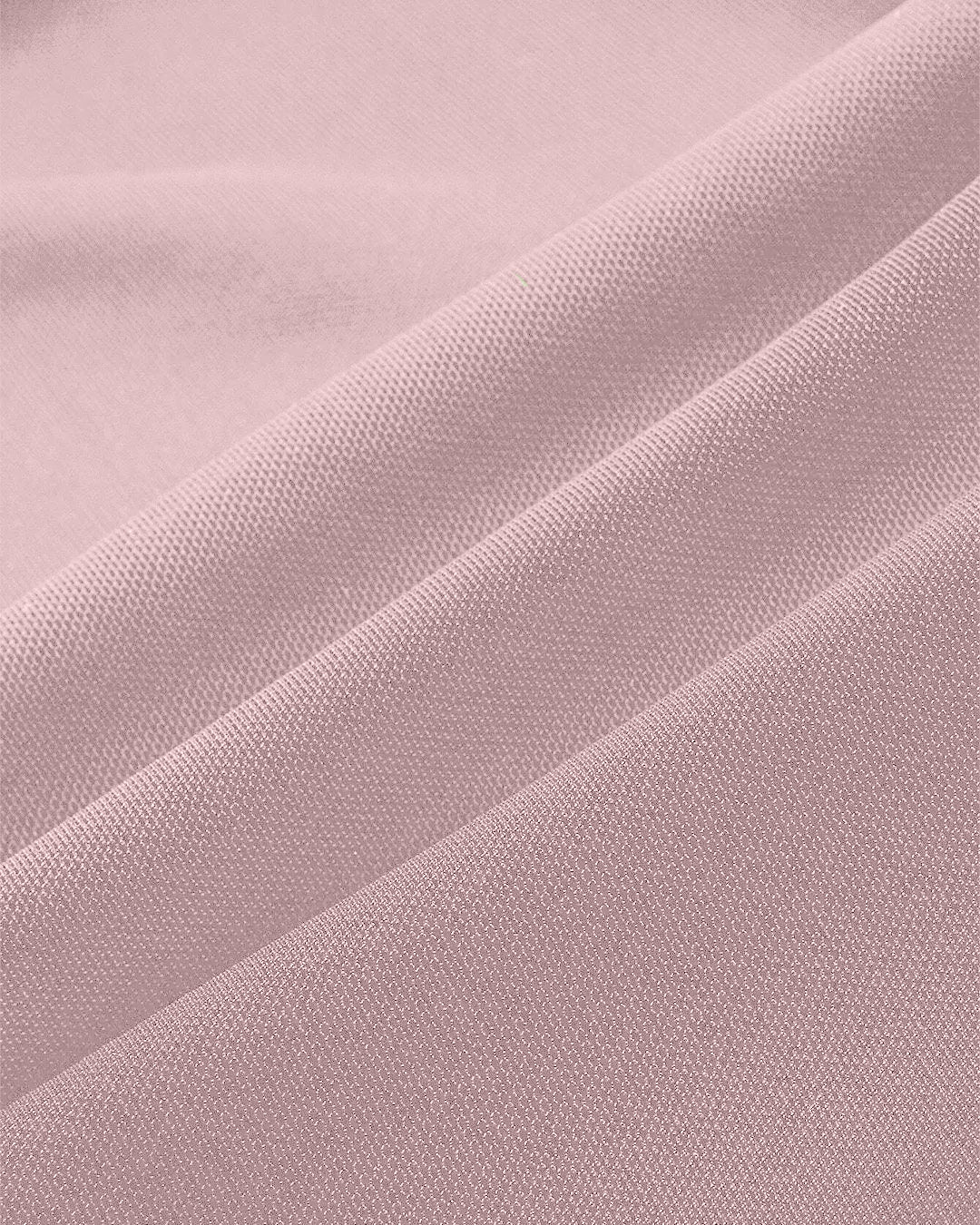 Square Neck Bow Decorated Long Sleeve Light Pink Top